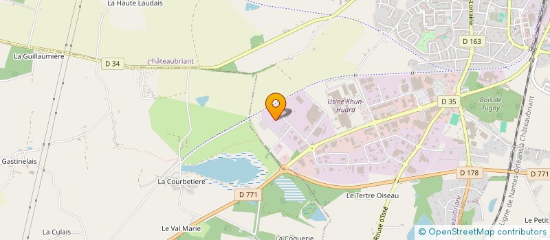 localisation de l'entreprise GENESIX  CHATEAUBRIANT