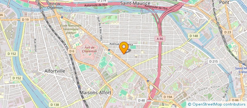 localisation de l'entreprise GENEST à MAISONS-ALFORT