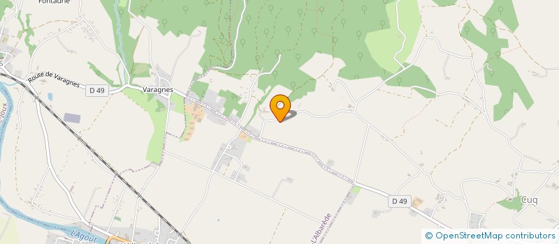 localisation de l'entreprise GENEST  CUQ