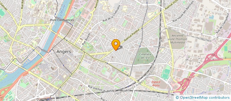 localisation de l'entreprise GENEST à ANGERS