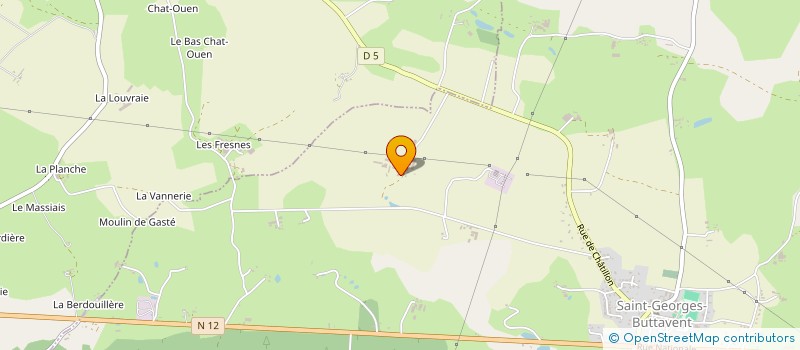 localisation de l'entreprise GENEST QUELLIER  SAINT-GEORGES-BUTTAVENT