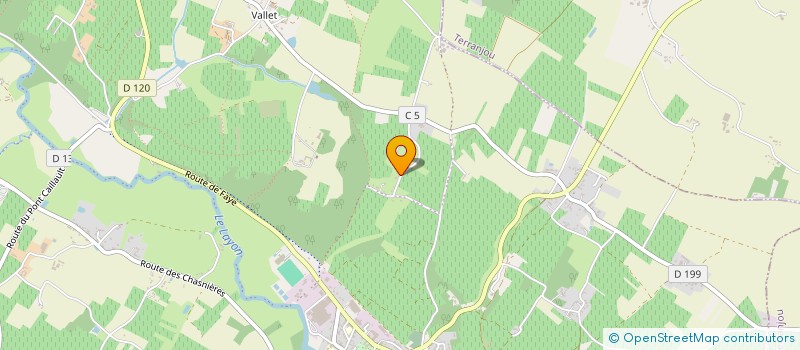 localisation de l'entreprise GENEST-ROUSSEAU  BELLEVIGNE-EN-LAYON