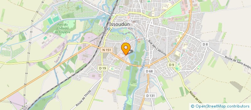 localisation de l'entreprise GENESTE-HAN-LI-KUIN à ISSOUDUN