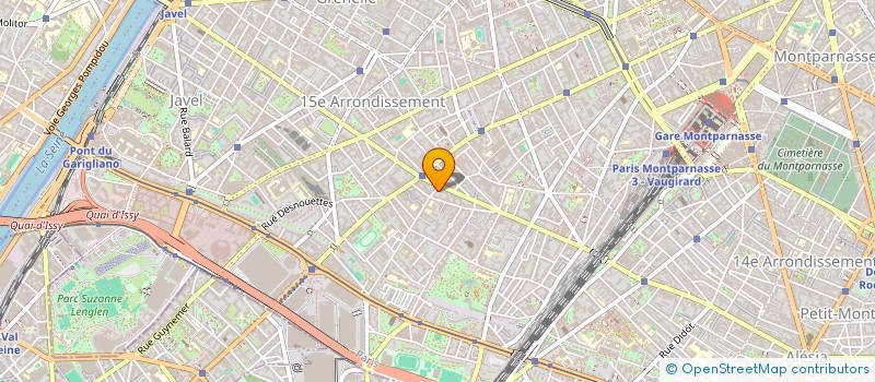 localisation de l'entreprise GENESTE INFORMATIQUE SARL  PARIS