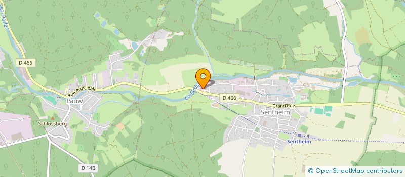 localisation de l'entreprise GENESTIER  SENTHEIM