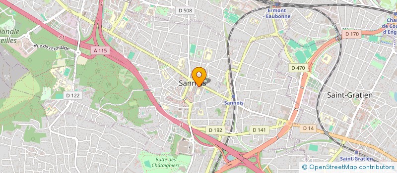 localisation de l'entreprise GENESTIN  SANNOIS