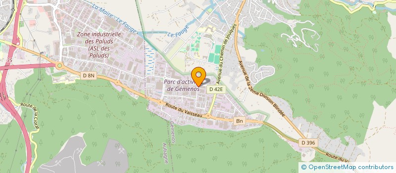 localisation de l'entreprise GENESTORE FRANCE  GEMENOS