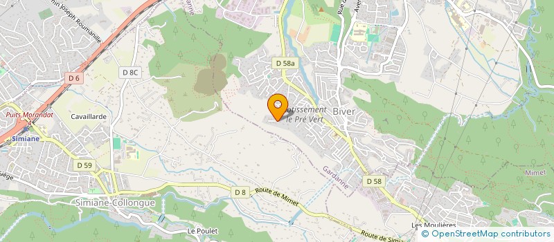 localisation de l'entreprise GENESTRIERE à GARDANNE