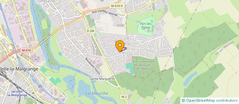 localisation de l'entreprise GENESTSANTE  TOMBLAINE