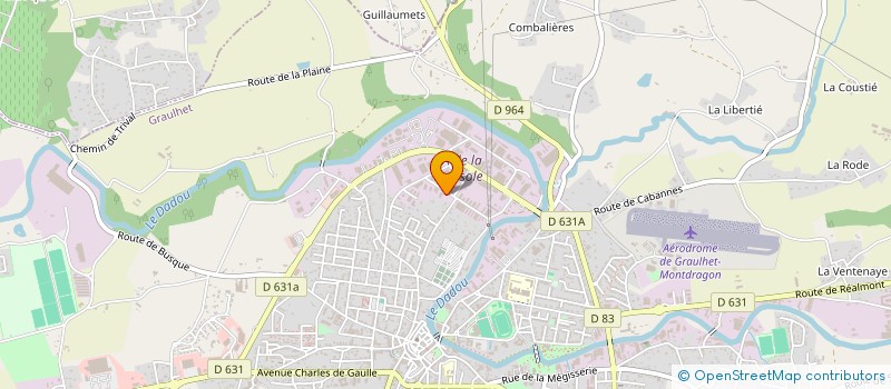 localisation de l'entreprise GENESYS  GRAULHET