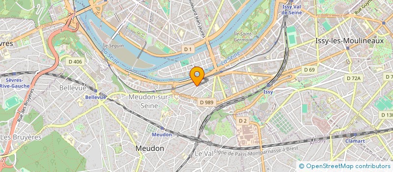 localisation de l'entreprise GENET CONSULTING à ISSY-LES-MOULINEAUX