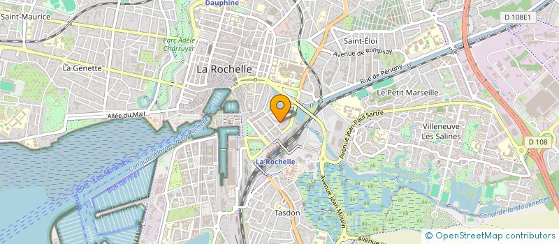 localisation de l'entreprise GENET INTERNATIONAL  LA ROCHELLE