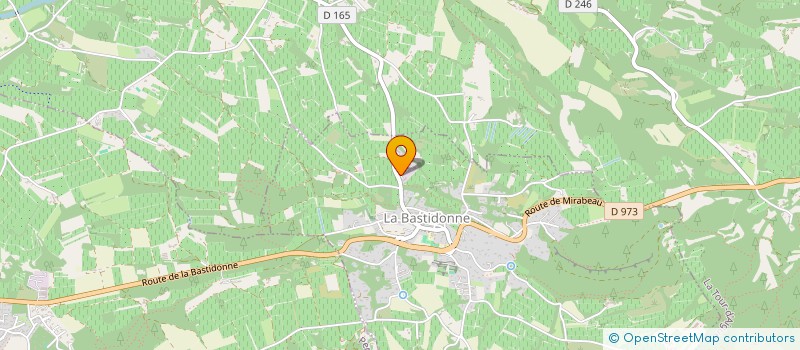 localisation de l'entreprise GENETEC  LA BASTIDONNE