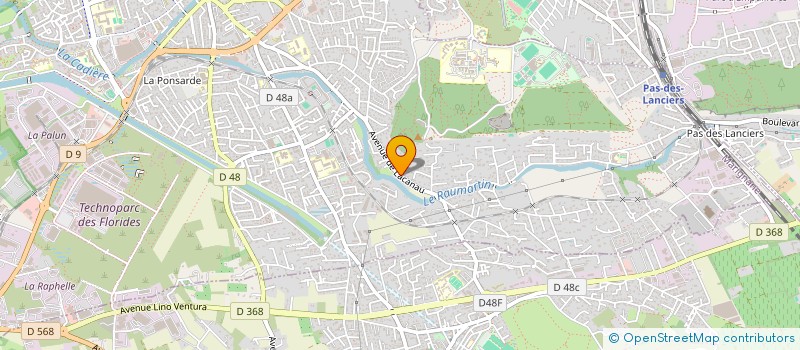 localisation de l'entreprise GENETECH  MARIGNANE