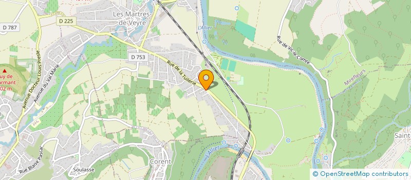 localisation de l'entreprise GENETI  LES MARTRES-DE-VEYRE