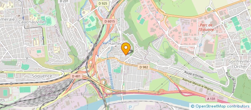 localisation de l'entreprise GENETIA à HARFLEUR