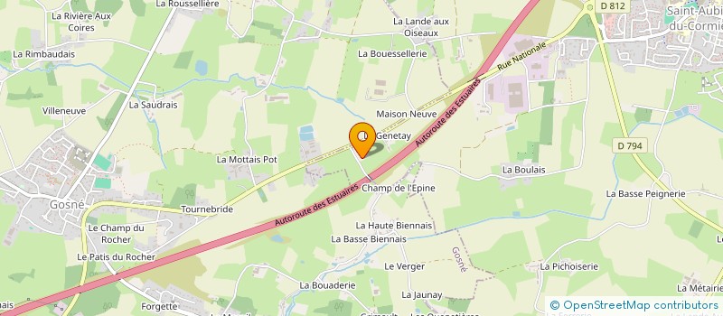 localisation de l'entreprise GENETIC ET DISTRIBUTION à GOSNE