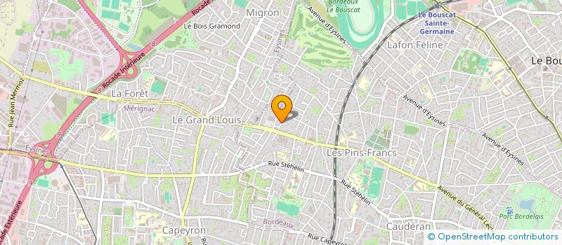 localisation de l'entreprise GENETICA WORLD  BORDEAUX