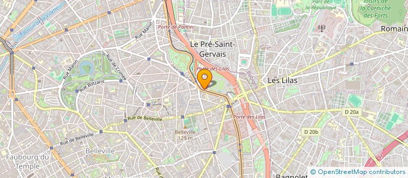 localisation de l'entreprise GENETIQUE ET DEVELOPPEMENT FOETAL  PARIS