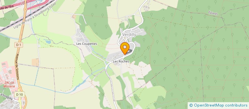 localisation de l'entreprise GENETIQUE OVINE DE FRANCE à VERDILLY