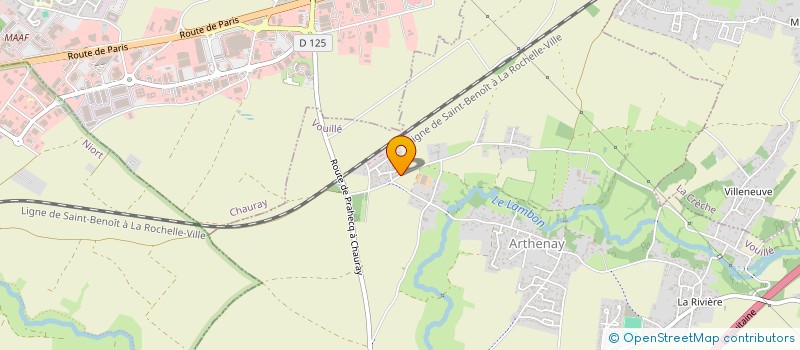 localisation de l'entreprise GENETIQUE PARTHENAISE  PRAHECQ