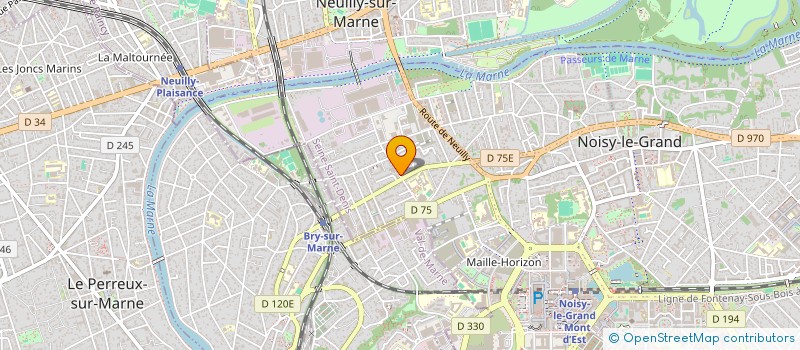 localisation de l'entreprise GENETO  NOISY-LE-GRAND