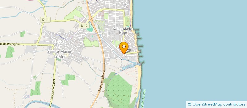 localisation de l'entreprise GENETRIX à SAINTE-MARIE-LA-MER