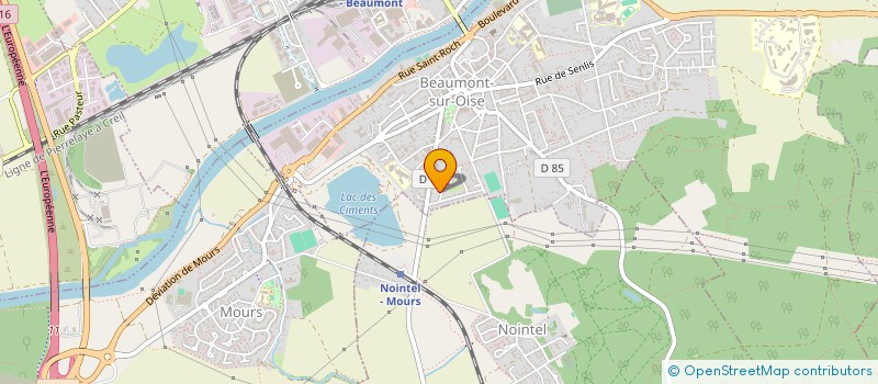 localisation de l'entreprise GENETRIX à BEAUMONT-SUR-OISE
