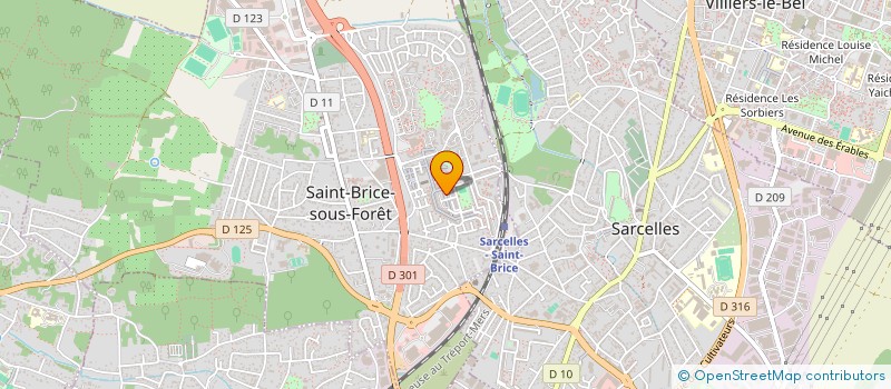 localisation de l'entreprise GENETRIX INTERNATIONAL  SAINT-BRICE-SOUS-FORET