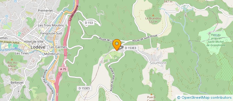 localisation de l'entreprise GENETS EN FILS  SOUMONT