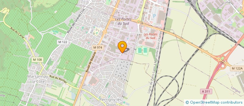 localisation de l'entreprise GENETZER à MARSANNAY-LA-COTE