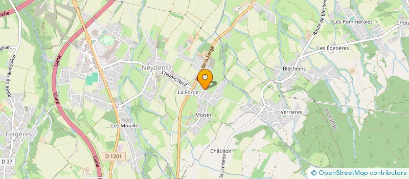 localisation de l'entreprise GENEVA BUSINESS AVIATION FOOTBALL CLUB  NEYDENS