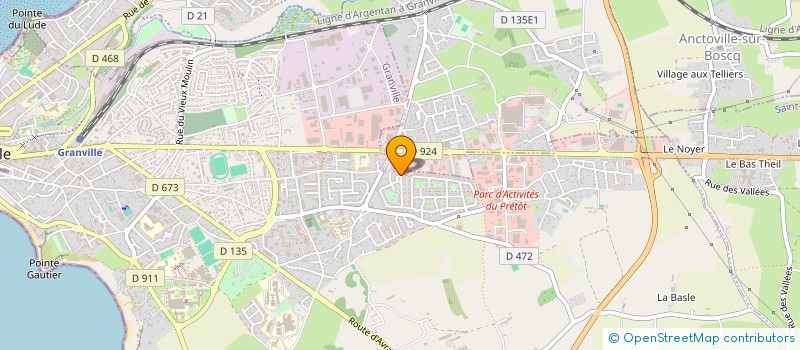 localisation de l'entreprise GENEVE IMMOBILIER  SAINT-JEAN-DES-CHAMPS