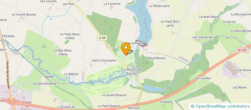 localisation de l'entreprise GENEVE LINK SERVICES à VITRE