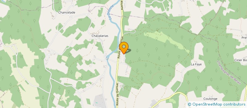 localisation de l'entreprise GENEVET  CHAMPAGNAC-DE-BELAIR