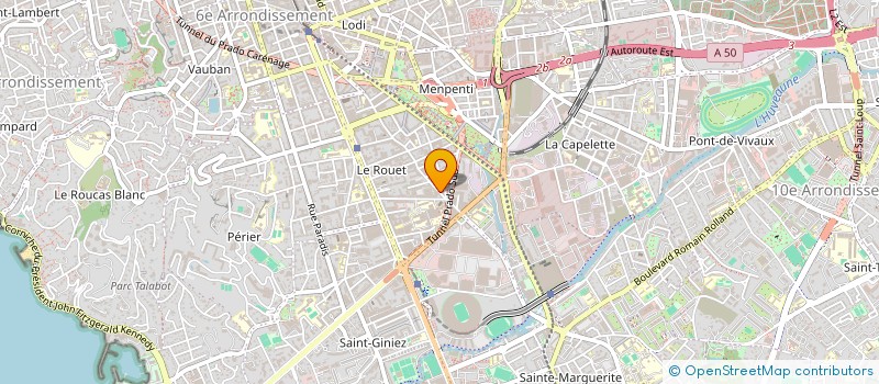 localisation de l'entreprise GENEVIEVE  MARSEILLE