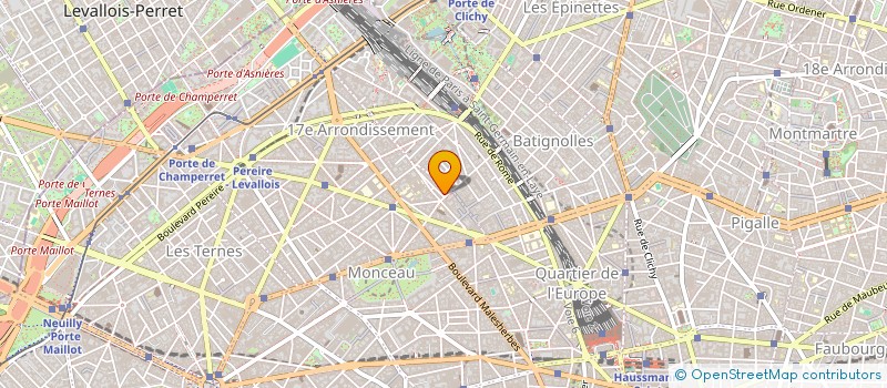 localisation de l'entreprise GENEVIEVE COUTURIER  PARIS