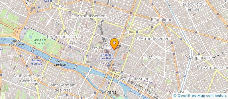 localisation de l'entreprise GENEVIEVE GARRAUD à PARIS