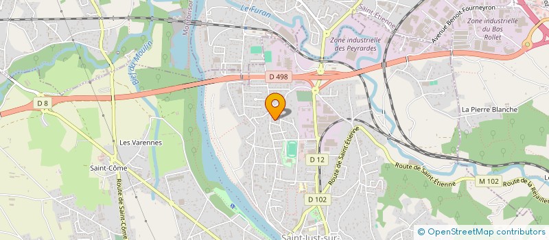 localisation de l'entreprise GENEVIEVE GEYMANN  SAINT-JUST-SAINT-RAMBERT