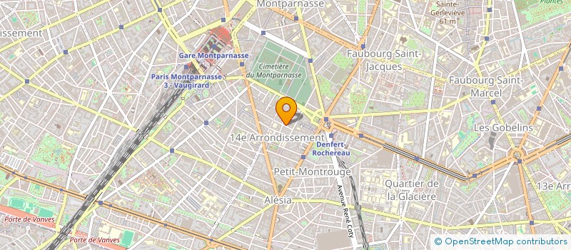 localisation de l'entreprise GENEVIEVE JOUBLIN COMMUNICATIONS  PARIS