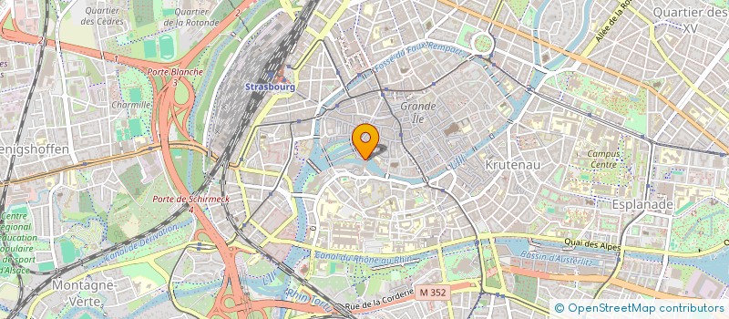 localisation de l'entreprise GENEVITA  STRASBOURG