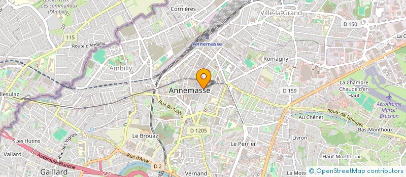 localisation de l'entreprise GENEVOIS EXPERTS CONSEILS à ANNEMASSE