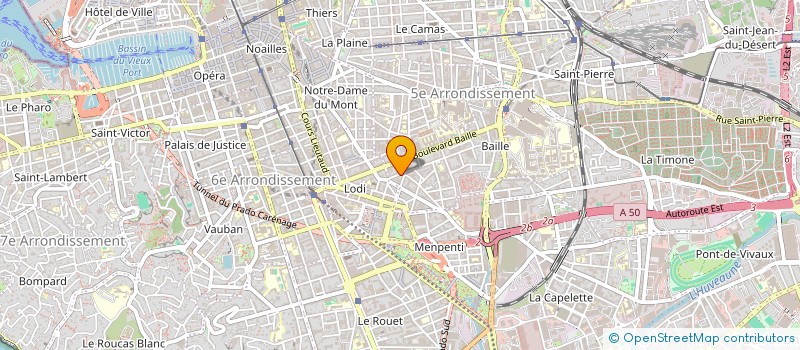 localisation de l'entreprise GENEVOIS RENOVATION à MARSEILLE