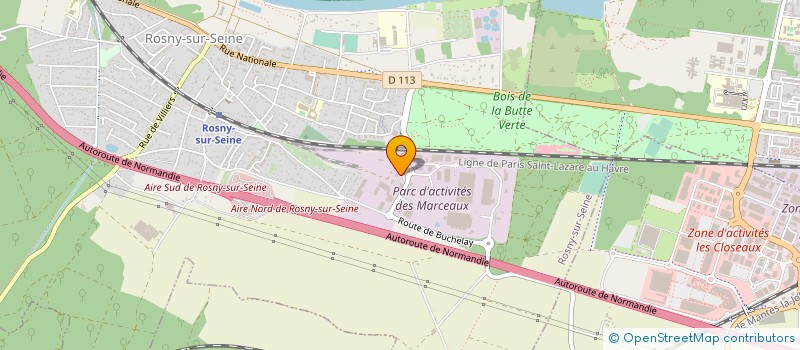 localisation de l'entreprise GENEVOLUTION TESTING  ROSNY-SUR-SEINE