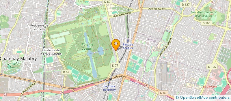 localisation de l'entreprise GENEVRAY HOLDINGS à ANTONY