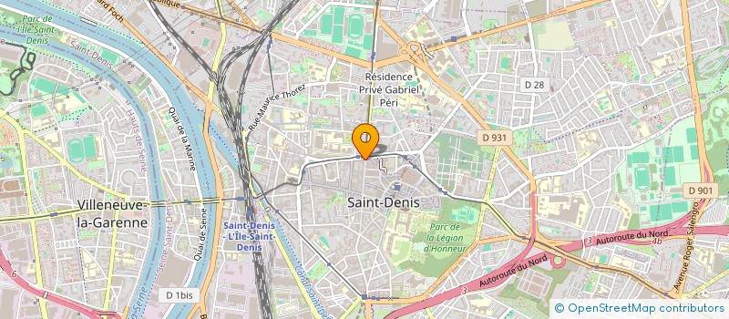 localisation de l'entreprise GENEVRIER S A à SAINT-DENIS