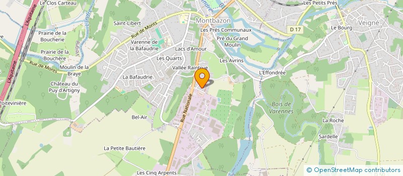 localisation de l'entreprise GENEXCO S.A.S à SORIGNY