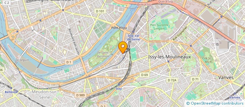 localisation de l'entreprise GENEXT PM à ISSY-LES-MOULINEAUX