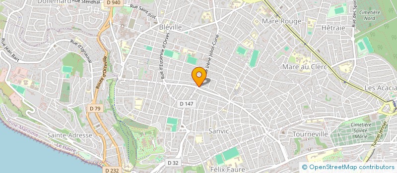 localisation de l'entreprise GENFI à LE HAVRE