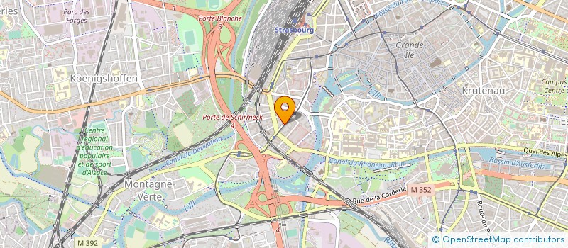 localisation de l'entreprise GENG à STRASBOURG